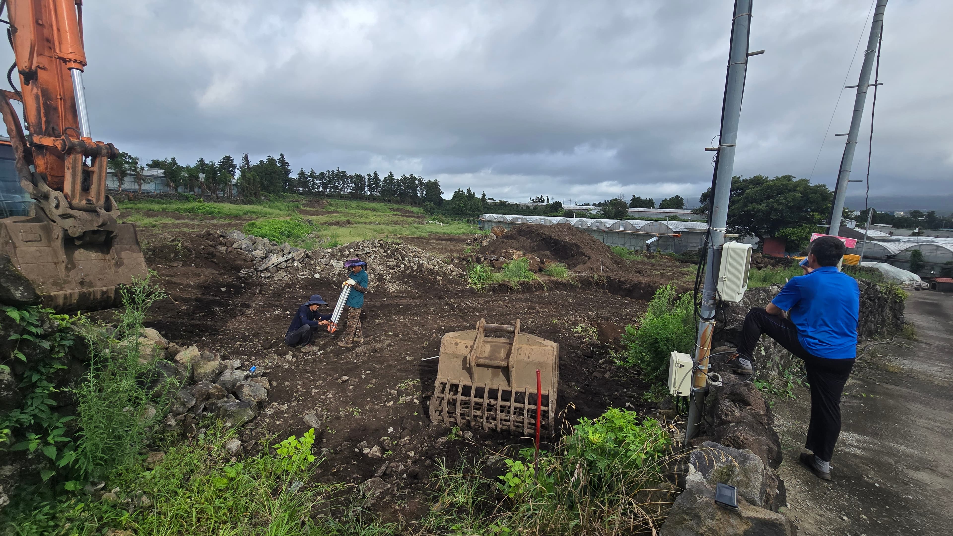 조경(밭정리) 작업 사진 3